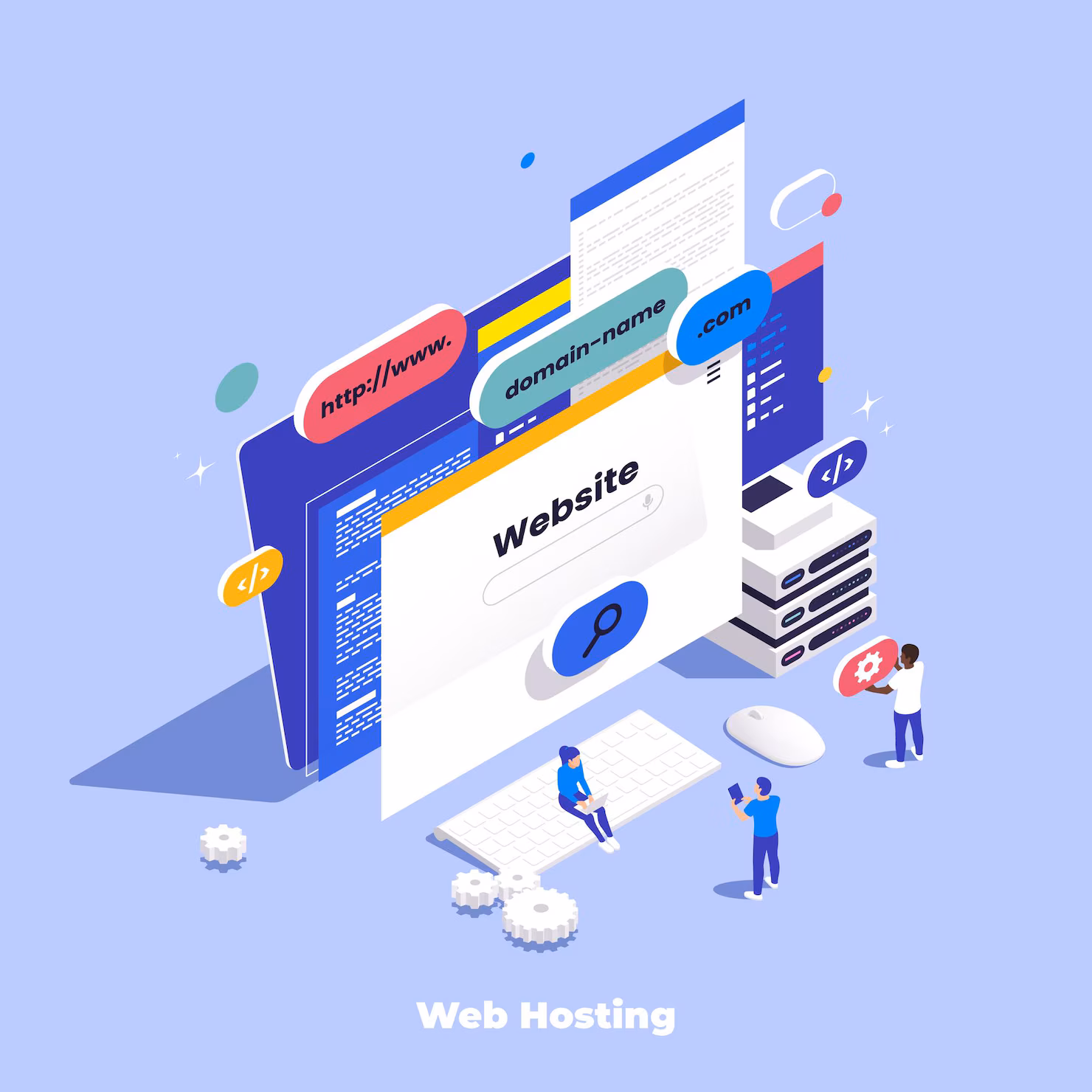 Web hosting and business website services